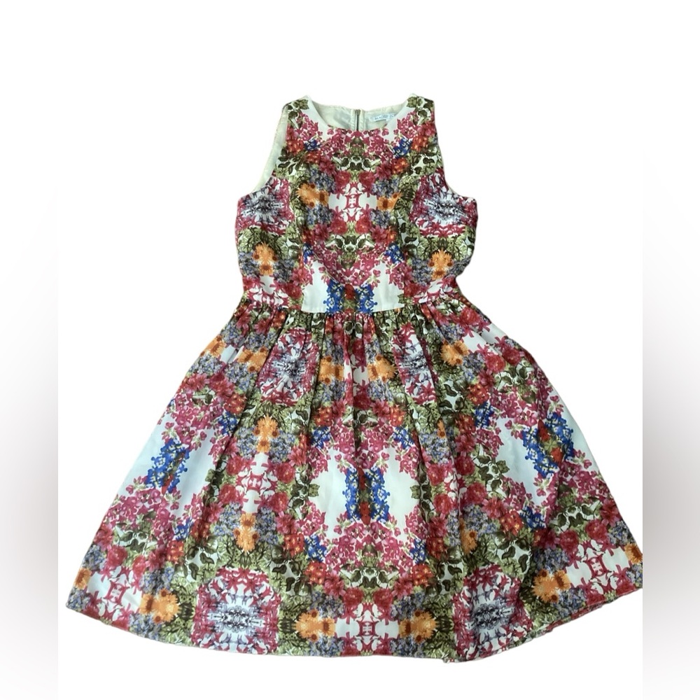 VTG MAGGY LONDON Sleeveless floral dress – Brunch, wedding, garden party! Sz 10
